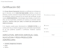 Tablet Screenshot of certificacion-iso.com